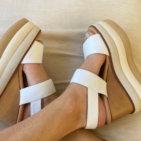 Neiman Marcus BNWT Paloma Barcelo platform Wedge Coachella pool party sandal 🌈 - Picture 3 of 12